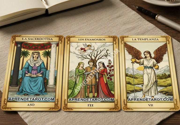Tirada de 3 cartas con el Tarot